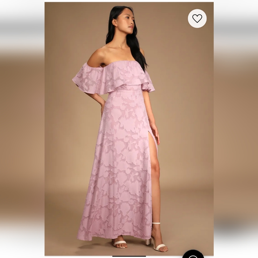 NWT Lulus pink maxi dress, size S